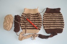 Wolle / Wollreste /Topflappen / fast fertig / weiter häkeln