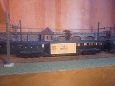 ROCO  Tiefladewagen mit Kiste