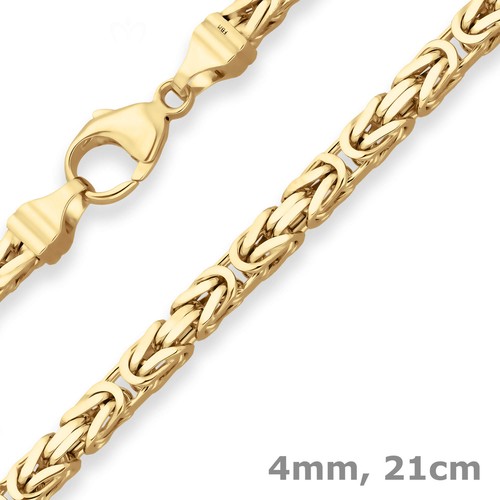 4mm armband königskette - 4mm,