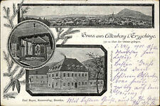 Altenberg Sachsen Erzgebirge 1901 Hotel Altes Amtshaus gelaufen Artern Unstrut