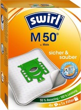 Swirl Staubsaugerbeutel/Microfilter M 50 MicroPor Plus, AntiBac