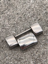 #1662 ORIG. CARTIER PASHA 2113 GLIED 18mm LINK EDELSTAHL CHRONOGRAPH 205