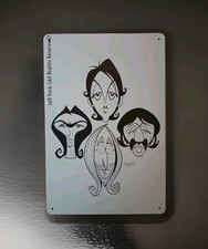 BLECH- METALLSCHILD -