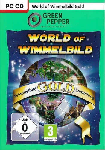 World wimmelbild gold - world,