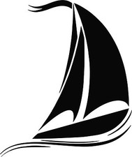 Autoaufkleber segeln Segelboot
