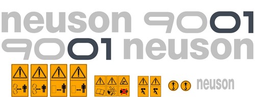 Neuson 9001 dumper aufkleber - 9001,