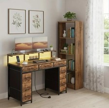 Schreibtisch 120x52 cm mit 8