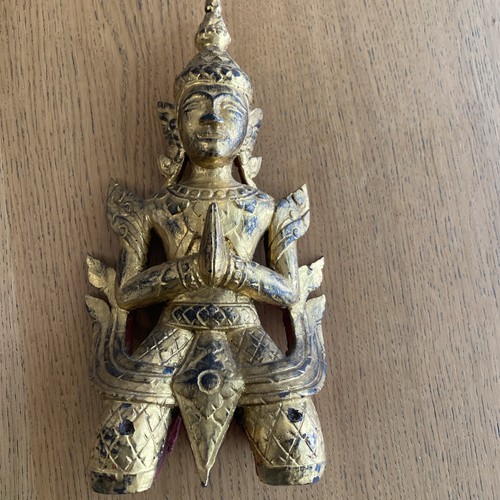 Vintage thai buddha holz - thai,