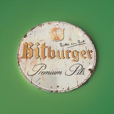 Blechschild Bier Bitburger