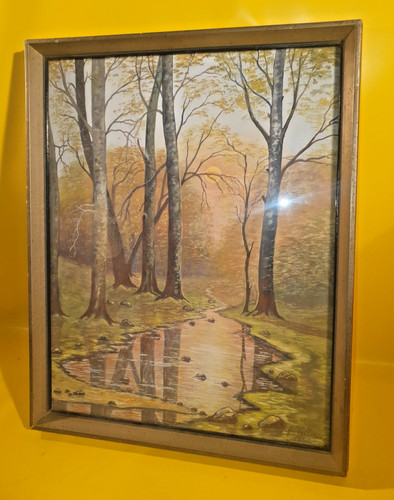 Wandbild signiert hollander - wandbild,