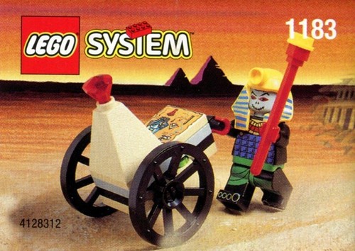 Lego 1183 mummy and cart - mummy, mit