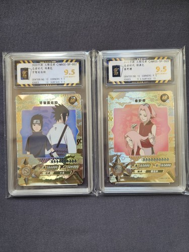 Naruto graded cards - graded,