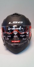 Motorradhelm   LS2, klapphelme motorrad STROBE II matt black, M