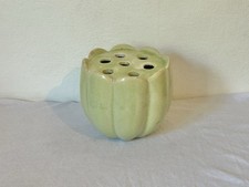 Tulpenvase Grün Deko 7 Röhrchen Blumen Vase Keramik