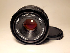 SERVICED MINT PB Pentacon Prakticar 2,4/50 mm MC Pancake 2.4 50mm