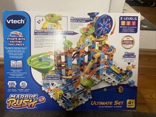 vtech MARBLE RUSH Ultimate Set Kugelbahn Electronic XL100E Kinder ab 4+ 7 Kugeln