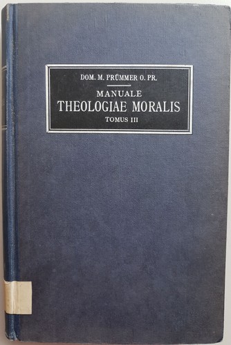 Manuale theologiae moralis - manuale,