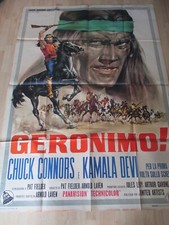 Riesiges Filmplakat Poster ca 200x140 cm! GERONIMO 1962 Western