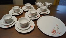 Rosenthal Maria Blütenromanze Kaffeeservice für 6 Personen selten!