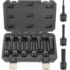 TECPO INNEN VIELZAHN STECKSCHLÜSSEL SATZ 1/2 ZOLL M4-M18 KRAFT NÜSSE SCHLAGNÜSSE