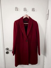 ZARA WOMAN Wollmantel, Größe M, Weinrot, NEU