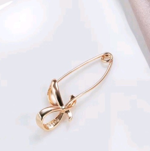 Brosche 585er rolled roségold - rolled,