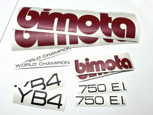 Bimota yb4 750 aufkleber - yb4, e.i.
