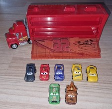 Disney Cars Mack Truck Mini Racer Sammelkoffer + 7 Fahrzeuge