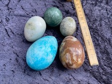 Marmor Ei Eier aus Marmor Konvolut