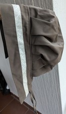 Mittelalter-Bundhaube braun Mittelalterfräulein Haube Magd Kostüm