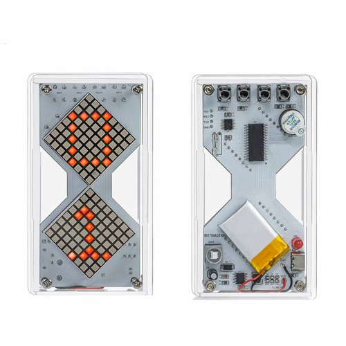 Bausatz led sanduhr mit timer - sanduhr,