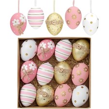 Ostereier Kunststoff 12 Stück