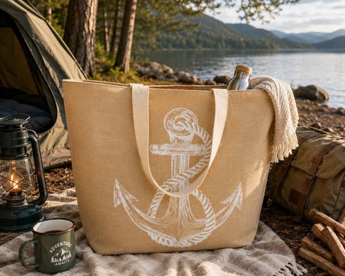 Strandtasche anker - strandtasche,