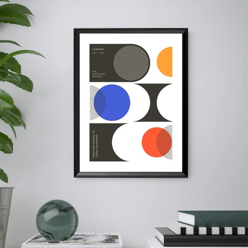 Bauhaus druck abstrakt - bauhaus,