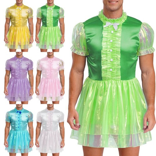 Herren sissy kleid satin - sissy,