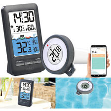 infactory Smartes WLAN-Teich- & Poolthermometer, Funk-Empfänger, App, IP67