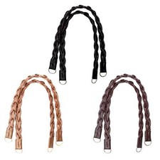 1 Paar Taschengriffe geflochten mit Ringen 47-50 cm, Griff Henkel Taschenhenkel