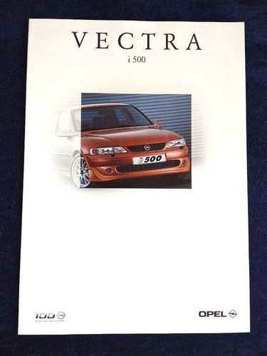 Opel vectra i500 prospekt - vectra,