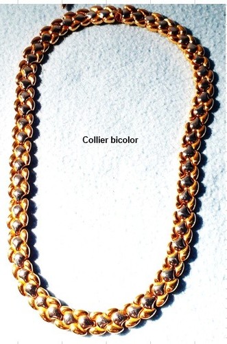 Collier bicolor senso di - collier,