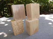 4 Palettenfüße Palettenklotz Klotz Hartholz Möbelfuß upcycling trash Basteln