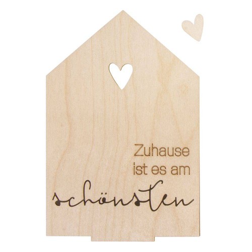 Rayher holzmotiv haus - haus, "zuhause