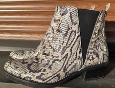 Cowboy Stiefelletten Leder