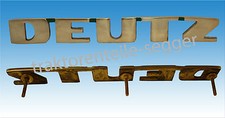 Deutz Haubenschriftzug  D15  D25  D30  D40  D50 Messing Traktor Schlepper 