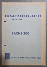 Ersatzteilliste Sachs 200