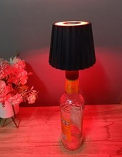 LED Flaschenlampe 5200mAh dimmbar RGB Tischleuchte Akku Flaschenaufsatz Geschenk