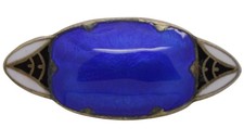 925er Silber Brosche Emaille