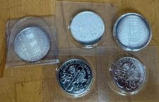 5 x 1 Unze Silbermünze Wiener