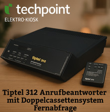 📞 Tiptel 312 Anrufbeantworter mit Doppelcassettensystem Fernabrage Retro ✅ NEU