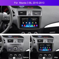 4G+64G Für Mazda 3 2010-2013 Autoradio Android 13 Apple Carplay GPS WIFI Navi