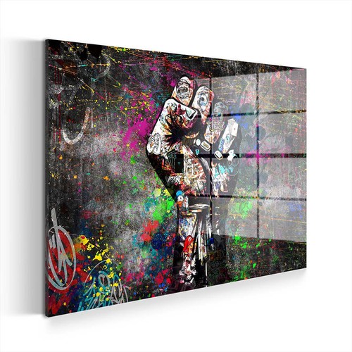 The fist graffiti street art - graffiti,
